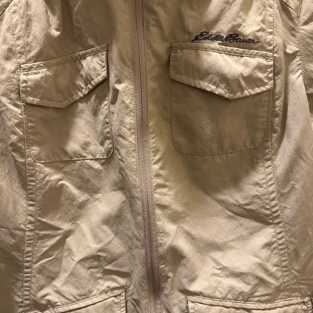 Eddie Bauer Light Tan Jacket with Pockets